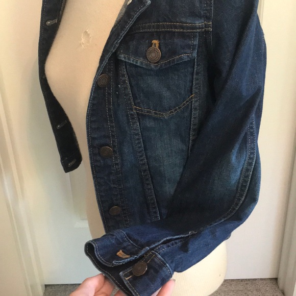 dark wash jean jacket - Picture 6 of 6